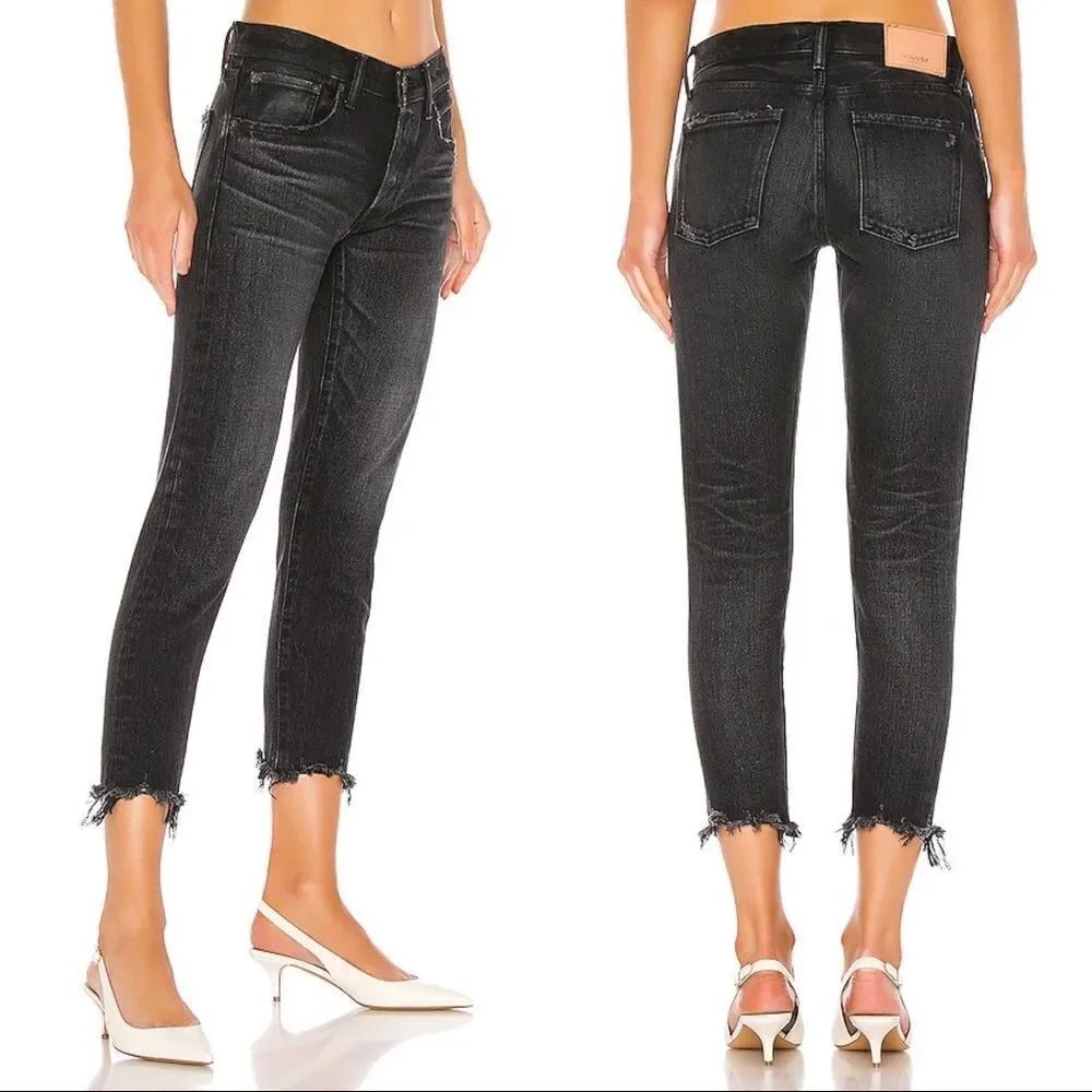 Moussy Vintage Staley Tapered in Black 28”